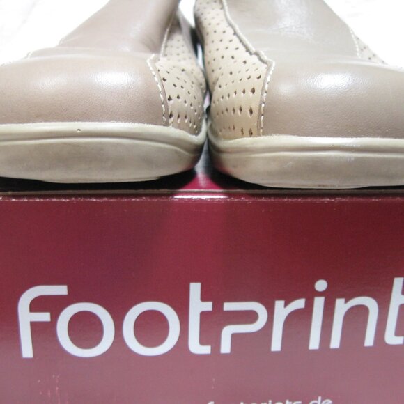 Birkenstock Footprints TRIESTE Beige/Moonstruck Leather Slip on 40 N US W 9 M 7 - Picture 7 of 14